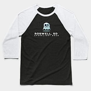 Spooklight Road Roswell South Dakota Baseball T-Shirt